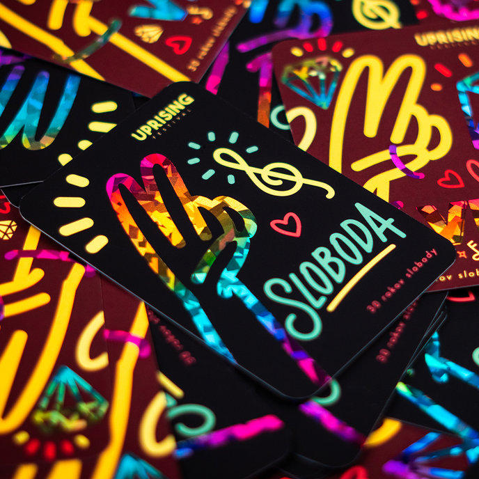 Poukážky s metalickou tlačou